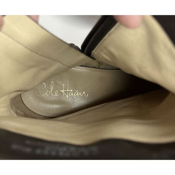 Cole Haan Sole Lynda Booties Womens Size 8.5B  Brown Leather‎ - Picture 13 of 16